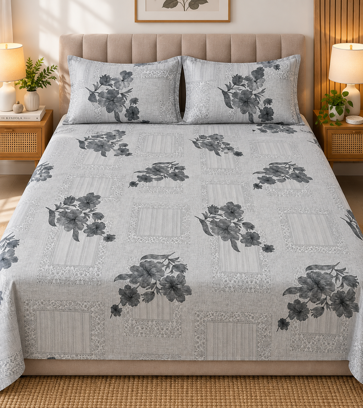 Heritage Floral – Grey
